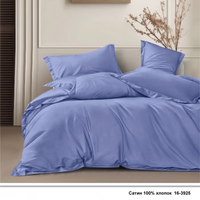 Постельное белье из сатина ГК Bellissimo letto, диз.16-3925 голубая дымка
